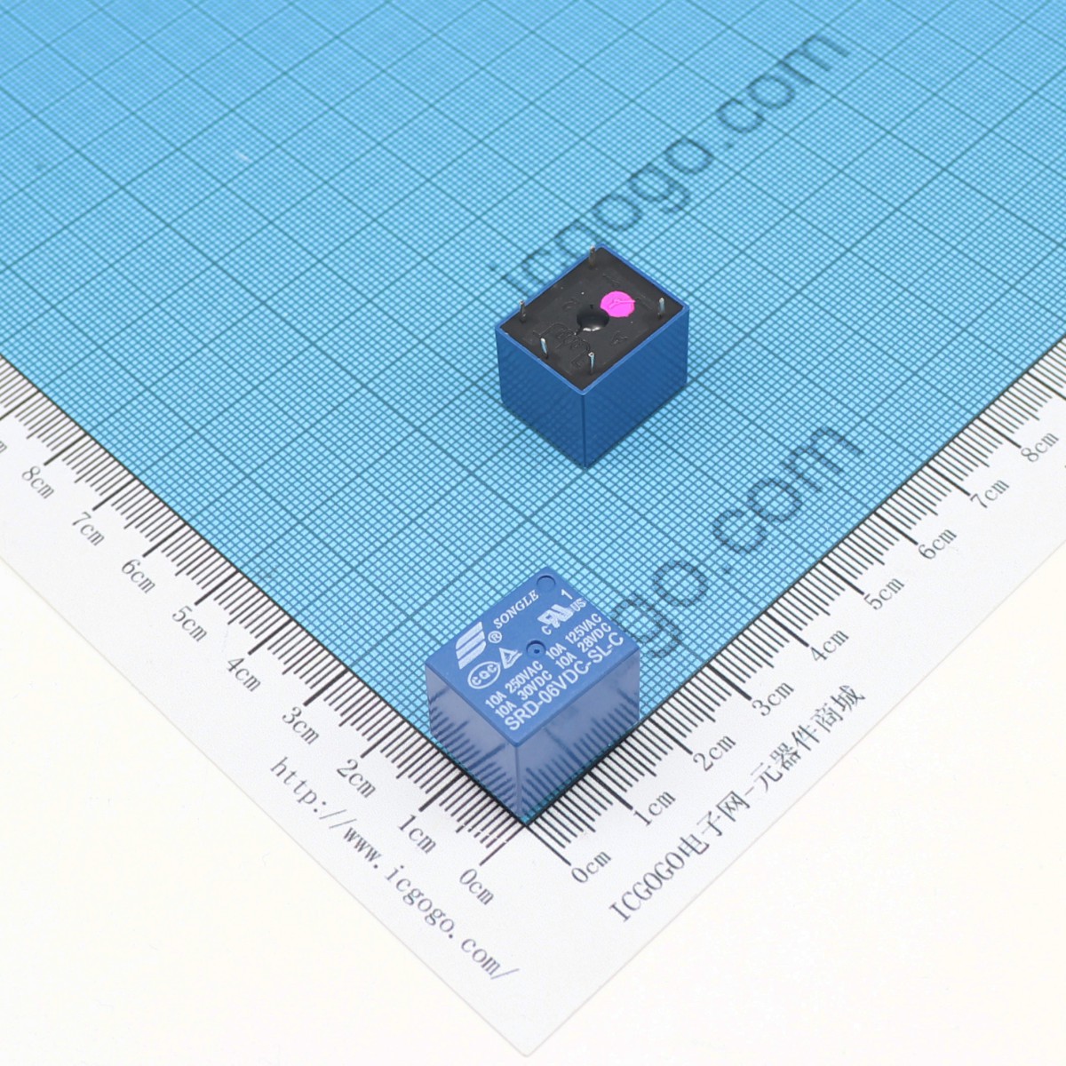 松乐 家电控制继电器 SRD-06VDC-SL-C 6V C型 转换 单组转换型 SONGLE RELAY 密封型 5P 5脚